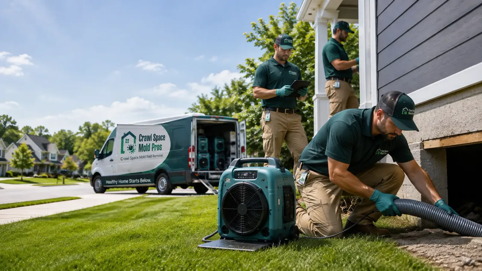 Crawl Space Mold Removal in Milford, PA